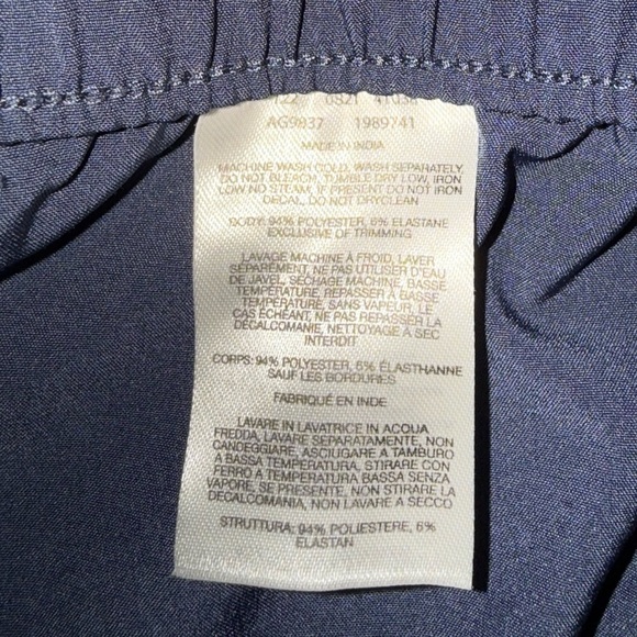 Columbia Women’s Blue Elastic Waist Hike Activewear Shorts Size L - Picture 4 of 5